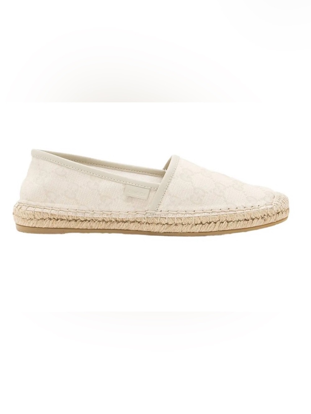 Gucci Cream Canvas Espadrille